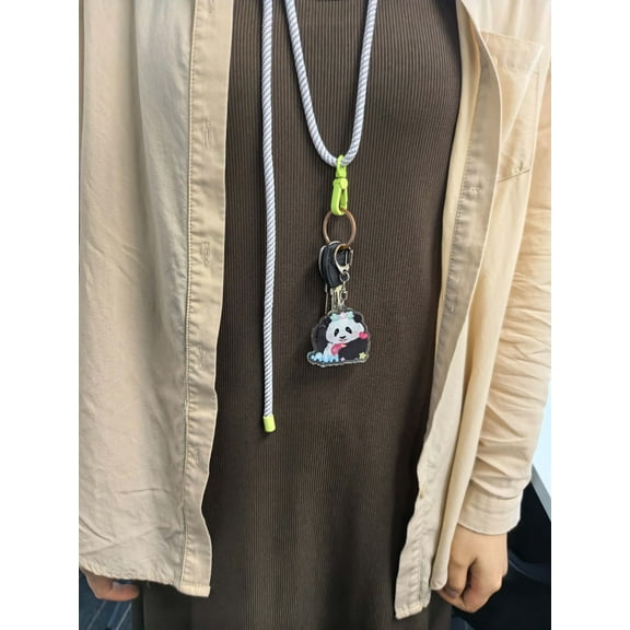 SURPHY Lanyard, Cute Neck Lanyards for Keys ID Badges Holder, Keychain Key Teacher Lanyard with Safety Breakaway Buckle for Women Men, Starlight