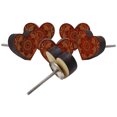 thumbnail image 3 of IBA Indianbeautifulart Boutons Gravés Rouges en Bois pour Armoire Tiroir Tiroir 10 Pcs, 3 of 3