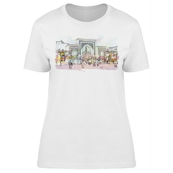 Oldest Walled Part Of Fez T-Shirt Women -Image by Shutterstock, Female Small