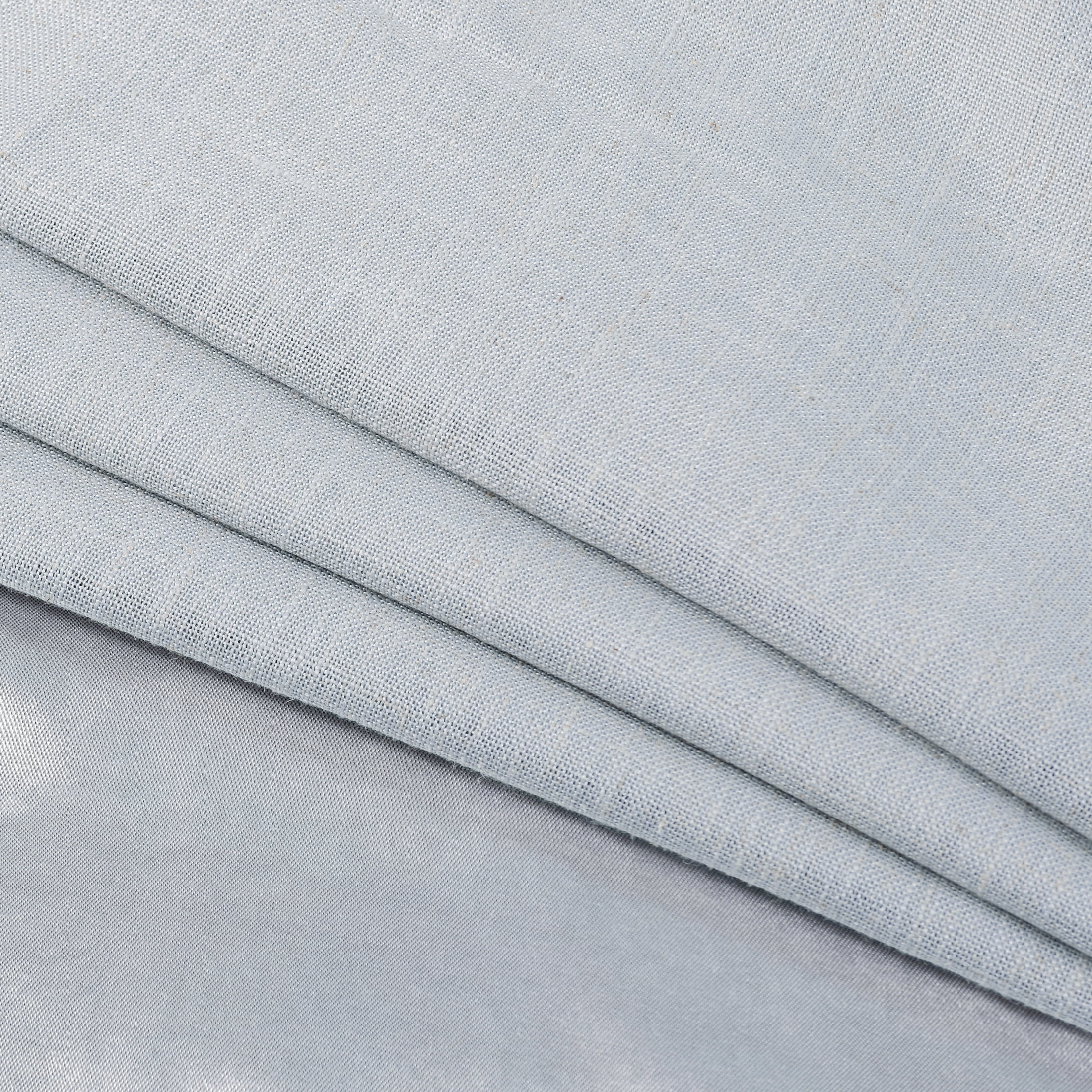 Better Homes & Gardens 100% Blackout Linen Blend Single Curtain, 50x95, Soft Silver