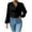 Black, variant on Kovlvoll Shirts for Women Long Sleeve Fashion Draped Cowl Neck Solid Color Tops Dressy Casual Blouse