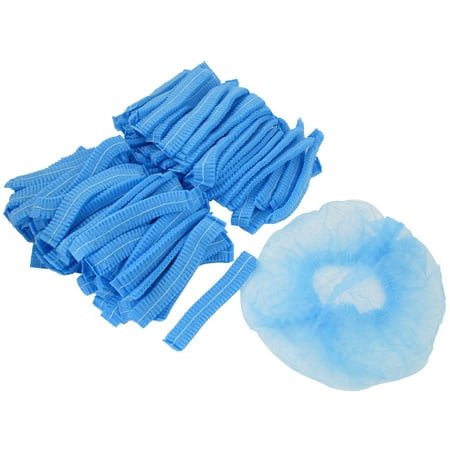 - Unique Bargains 100 Pcs Disposable Bouffant Scrub Hats Linearity Mop Hat Light Blue