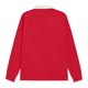thumbnail image 2 of Polo de manga larga con el cuello en blanco para hombre/Caballero Modelo Rugby (Rojo), 2 of 2