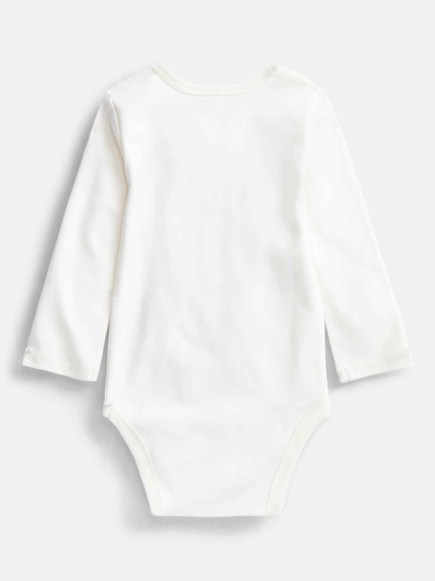 Wonder Nation Baby Boys' Graphic Cotton Bodysuit with Long Sleeves, Sizes 0M-24M