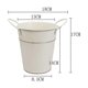 thumbnail image 3 of Retro Flower Bucket Iron Art Flower Arrangement Bucket with Handles for Decor, 3 of 3