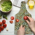 thumbnail image 3 of Casino Cutting Board, Old Playing Cards Themed Vintage Classic Style Entertaining Wealth Fortune, Decorative Tempered Glass Cutting and Serving Board, Wine Bottle Shape, Beige Red Black, by Ambesonne, 3 of 5