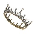 thumbnail image 3 of a refined and engaging product description based on your input:\n\n \n\n**1pc Baroque Wedding Crown Headdress – Elegant Bridal Tiara Hair Accessory for, 3 of 3