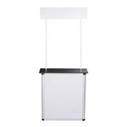 InstaHibit Popup Promotional Counter Table Booth Portable Demo Display Banner Stand for Tradeshow