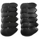 thumbnail image 3 of 12 Unidades Cuero Golf De Hierro Headcover Conjunto De Protección De Hierro, A Prueba De Polvo, Impermeable Cola Fundas para cabezas de palos de golf, 3 of 8