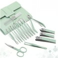 thumbnail image 7 of Portable Nail Clipper Set, 12/16PCS Compact Travel Manicure Kit, Folding Leather Case, Stainless Steel Sharp Clippers & Pedicure Tools, Lightweight for Home, Trip or On The Go, 7 of 7