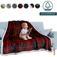 thumbnail image 2 of Waterproof Blanket for Couch, Sofa, Waterproof Dog Blanket for Pets, Pet Blanket Protector, Plush Soft Warm Fuzzy Blanket Bed Throw, 60x80in, 2 of 6
