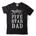 thumbnail image 2 of Mens Fathers Day shirt Five Star Dad Shirt Dad Birthday Gift Tee Funny Dad Shirt Dad Gift Ideas (Medium Navy Blue), 2 of 6