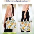 thumbnail image 4 of FORMRS Womens Corduroy Tote Bag Crossbody Shoulder Handbag with Pocket, Orange Bees, 4 of 7