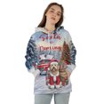 thumbnail image 4 of Santa is Coming Goldendoodle Merry Christmas Xmas Noel Truck Tree All Over Print 3D Hoodie Unisex Merch Hoodies Doodle Dog Lover Gifts Idea - 02023, 4 of 6