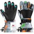 thumbnail image 1 of wonima44 Ski Gloves,Winter Waterproof & Warm Snow Gloves for Parent Child Kids 3M Thinsulate -Skiing,Cycling,Motorcycle,Running, 1 of 1