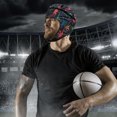 thumbnail image 4 of Lycra Rugby Headgear Cómodo Head Protector Guard Sticker para deportes al aire libre Hugtrwg  Para estrenar, 4 of 7