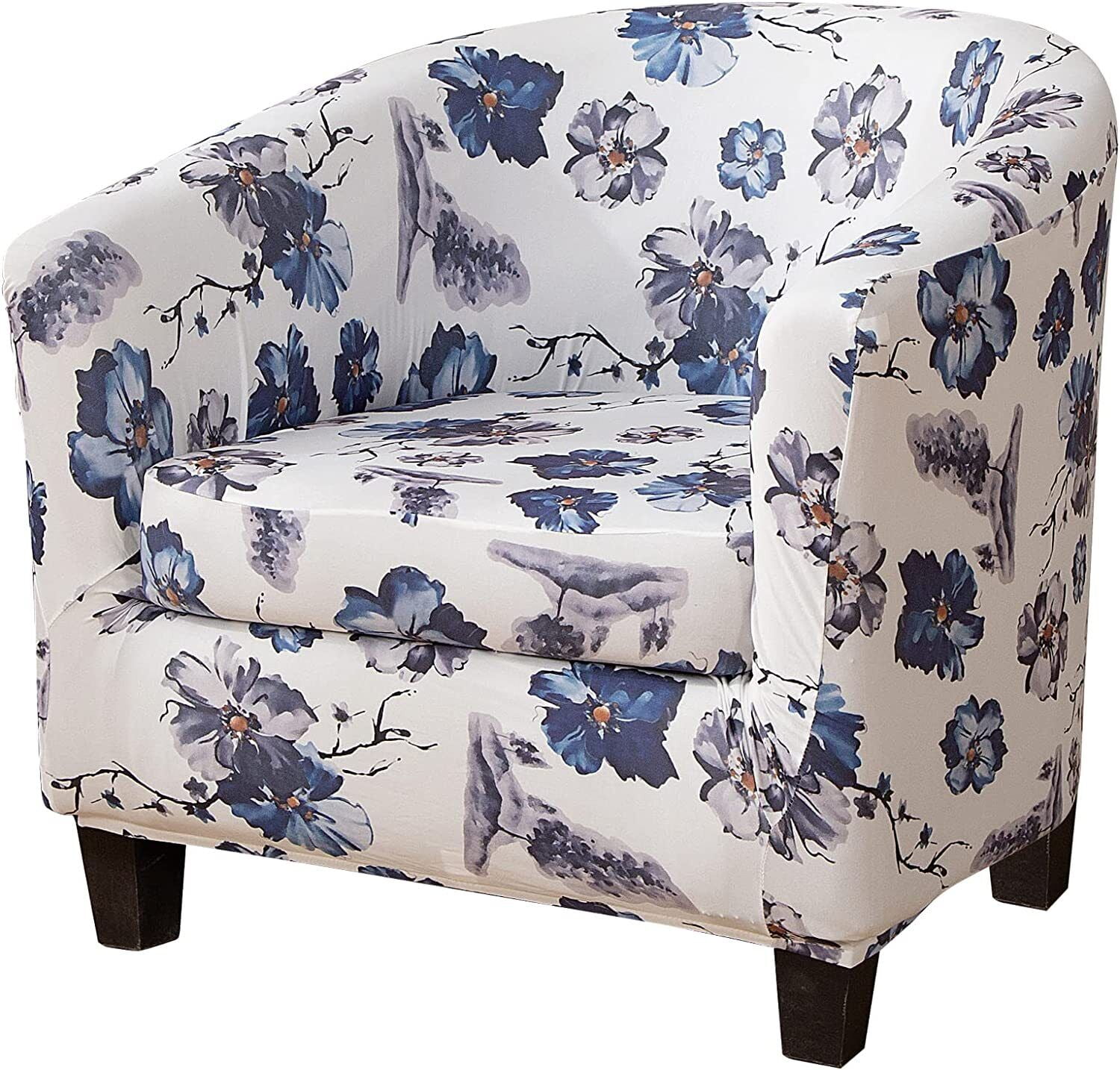 TOPCHANCES Armchair Covers, 2Piece Stretch Tub Chair Cover, Sofa Seat