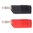 thumbnail image 1 of Herwey 4mm Soldering Free Banana Adapter Plug Large Current Mini Banana Plug Connectors, 1 of 8