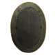 thumbnail image 2 of "Espejo de pared con revestimiento de cuerda ovalada estilo Farmhouse, marrón natural" Benzara Inc BM225492, 2 of 2