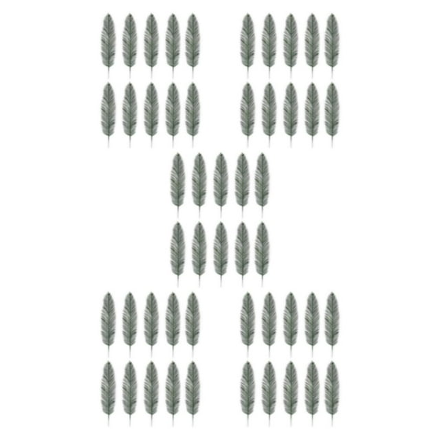 Thinsony 10pcs/set Faux Tropical Palm Fronds For Tropical Paradise Easy To Maintain A00265 5Set