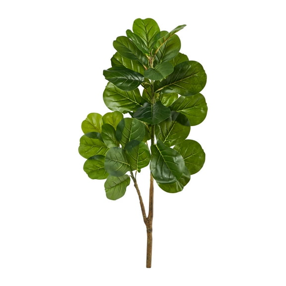 Nearly Natural 3.5' Fiddle Leaf Fig Artificial Tree (No Pot)