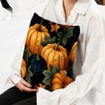 thumbnail image 6 of Thanksgiving Pumpkin Luxurious Velvet Decorative Pillows Covers - Set of 2 Throw Pillow Covers for Chair, Unique Patterns, 16x16, 18x18, 20x20 Inches for Any Occasion, 6 of 6