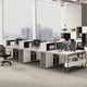 thumbnail image 4 of Computer Staff Office Desks Employee Modern Simplicity Combination Office Desks Multiple Seats Bureau Meuble Equipment QF50OD My Lux Decor Round, 4 of 16