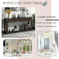 thumbnail image 4 of CATLK Table Console de 30 Pouces, Table Console Moderne pour Entrée et Sofa avec 4 Tiroirs de Rangement et Tablette Inférieure, Tables d'Accent en Bois derrière le Canapé pour Salon, Couloir, Vestibule, Brun, 4 of 9