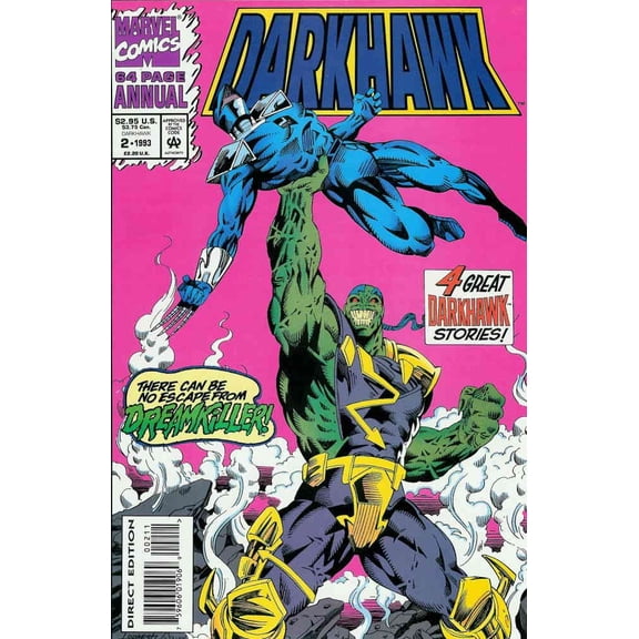 Darkhawk Annual #2 VF ; Marvel Comic Book