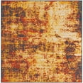 thumbnail image 2 of Unique Loom Outdoor Coastal Collection Area Rug - Okyanus (7' 10" Square Multi/Orange), 2 of 9