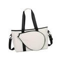 thumbnail image 3 of Almencla Tennis Racket Bag with Removable Shoulder Strap Tennis Bag for Tennis Racket White, 3 of 8