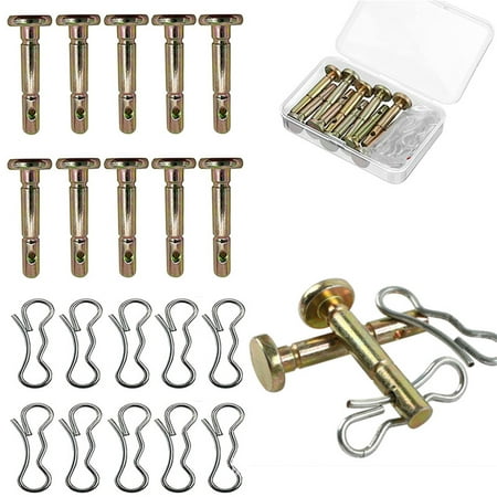 

MEGAWHEELS 22 pcs Shear Pins and 22 pcs Cotters Pins for Snowblower Replace 738-04124A & 714-04040 Shear Pin Kits Compatible with Most of the Snowblowers Suitable for Outdoor Snow Blower Parts