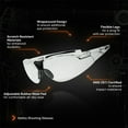 thumbnail image 2 of GRITR Shooting Safety Glasses w/ Anti-Fog Scratch Resistant Lenses, Transparent, 2 of 7