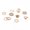 gold, variant on Teissuly 10pcs Women Cutout Pearl Open Pearl Set Nail Alloy Fashion