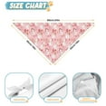 thumbnail image 6 of Dog Bandana 1 Pack,Pink Christmas Snowman Pattern Bandanas for Dogs,Cat Bandana,Small/ Large Dog Bandana 2 Size,Dog Bandanas Girl Boy, 6 of 6