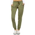 thumbnail image 2 of White Mark Women's Athleisure Fleece Jogger Pants, 2 of 5