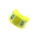 thumbnail image 2 of Naiovety Luz de silicona para bicicleta, linterna reutilizable, piezas para bicicleta, alto brillo, resistente al desgaste, 2 luces LED Flash Ciclismo Amarillo, 2 of 6