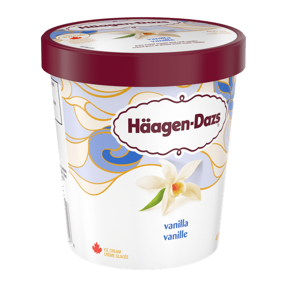 HÄAGEN-DAZS Vanilla Ice Cream 450 ml, E-HAGEN DAZS HD VANILLA