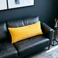 thumbnail image 3 of YUELONGHU Corduroy Long Rectangular Throw for Living Room Sofa Lumbar Headboard with Zipper Removable and Washable, 3 of 8
