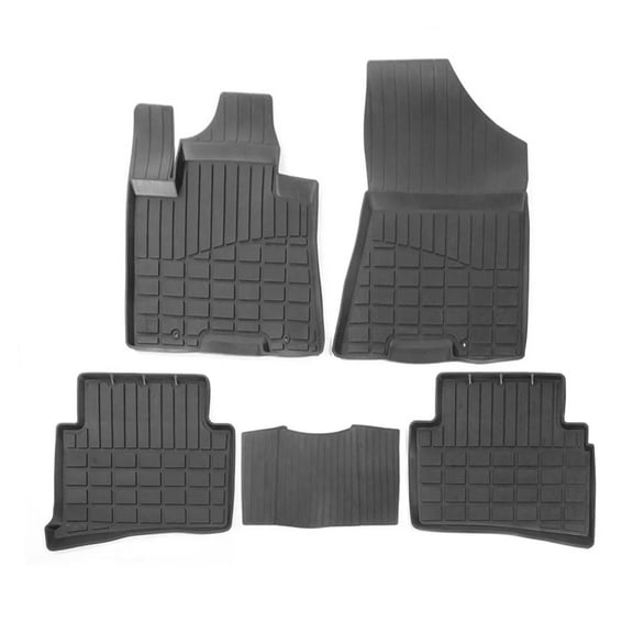 OMAC Floor Mats Liner for Hyundai Tucson 2016-2018 Black TPE All-Weather 4 Pcs