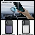 thumbnail image 2 of Dteck for Samsung Galaxy S25 Ultra Case, Magnetic Carbon Fiber Texture Thin Slim Fit Shockproof Hybrid Hard PC Back Drop Protection Lightweight Protective Case Cover, Blue, 2 of 6