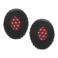 thumbnail image 2 of 1 par de almohadillas de repuesto para auriculares OE2/OE2I/SoundTrue (negro y rojo), 2 of 14