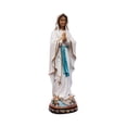 thumbnail image 3 of 24" Our Lady of Lourdes Statue Mary Figure Religious Decor Indoor/Outdoor, 3 of 4