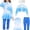 Blue, variant on G*irls Royal Pink Princess Costume - 5Pcs Pink Blazer Jacket Layered Dress Outfit for Movie Character Birthday Halloween Cosplay Party Dress Up