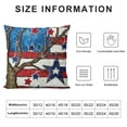 thumbnail image 5 of SHANXI with Decor American Flag Pillow Case Decorations for Sofa 18x18in, 5 of 5