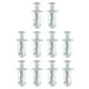 thumbnail image 1 of Tuercas de tornillo de expansión Uxcell, tuercas de pétalo, inserciones de tuercas remachadas de acero al carbono M4 x 25mm 10, 1 of 7