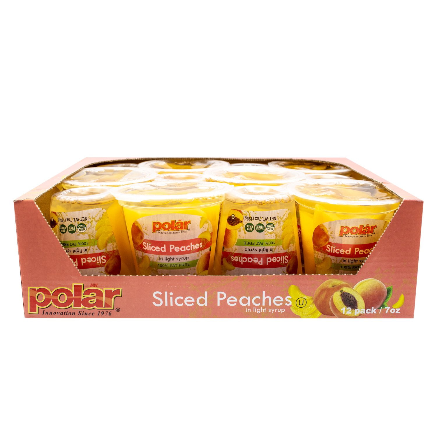 Sliced Peaches in Light Syrup 7 oz (Pack of 12)
