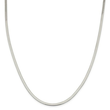 Sterling Silver 100 Magic - Sterling Silver 3mm Magic Herringbone Chain Bracelet