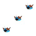thumbnail image 2 of VONKY 1/2/3/5 Stylish Animal Hammock Wide Application For All Types Of Pets Sturdy And Durable blue large 35*35cm 3PCS, 2 of 6