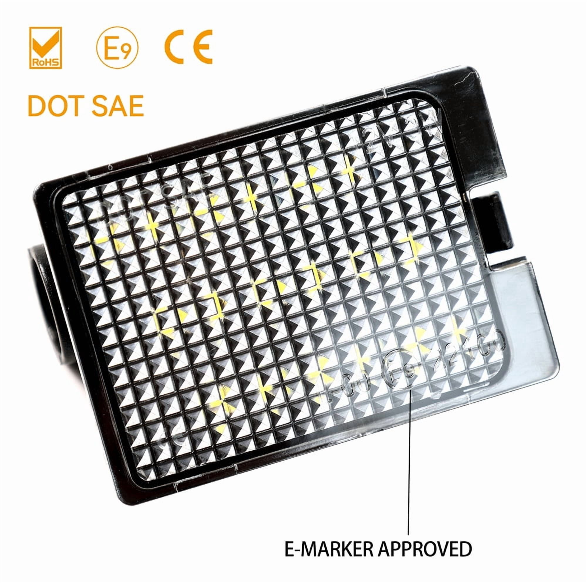 Suitable for 2 LED License Plate Lights for Dodge Durango 2014-2024